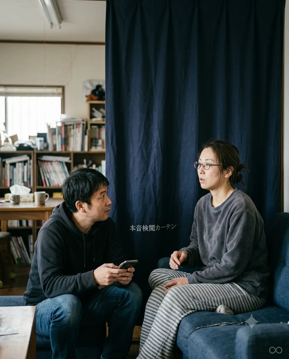 本音検閲カーテンの参考画像